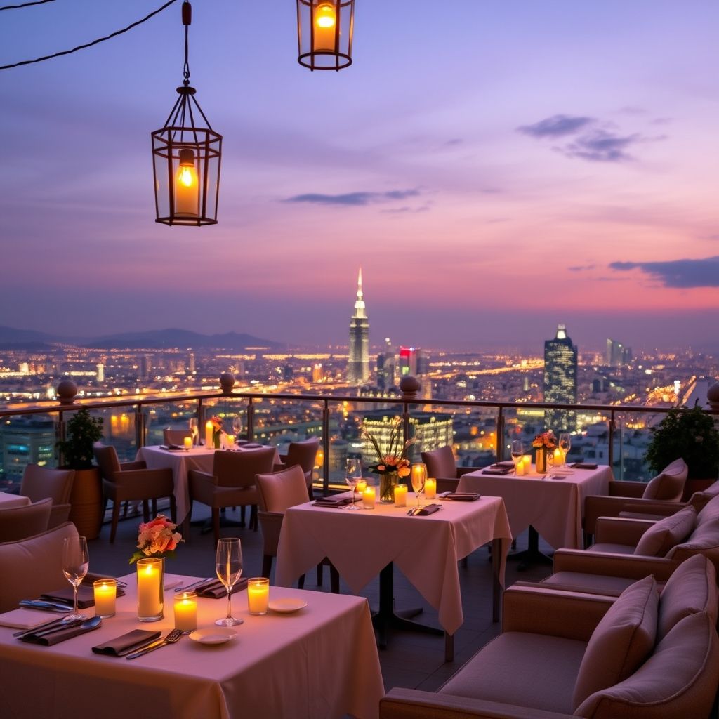 บรรยากาศโรแมนติกที่ Grande Maison